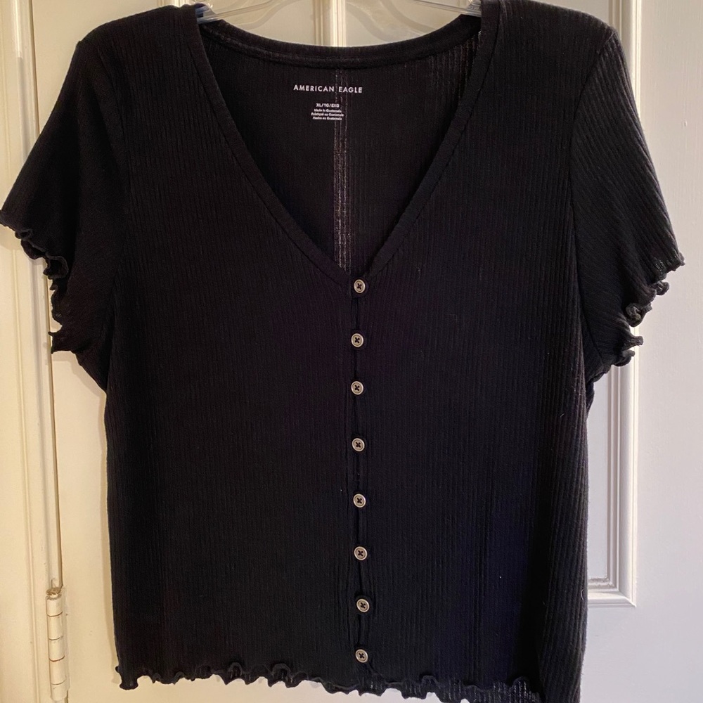 American Eagle Ribbed Top